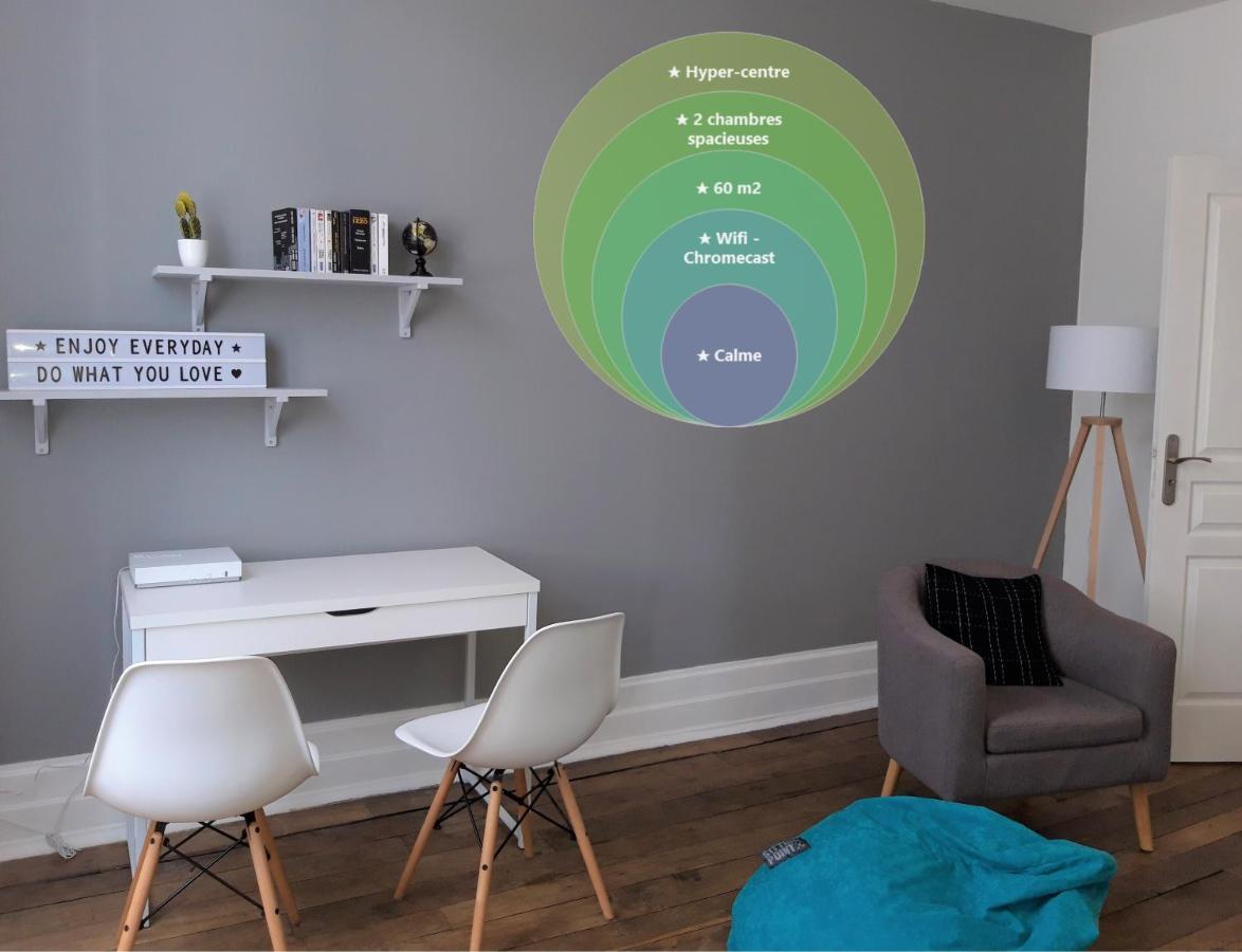 Appartement Hypercentre Tarbes - 2 Grandes Chambres ภายนอก รูปภาพ